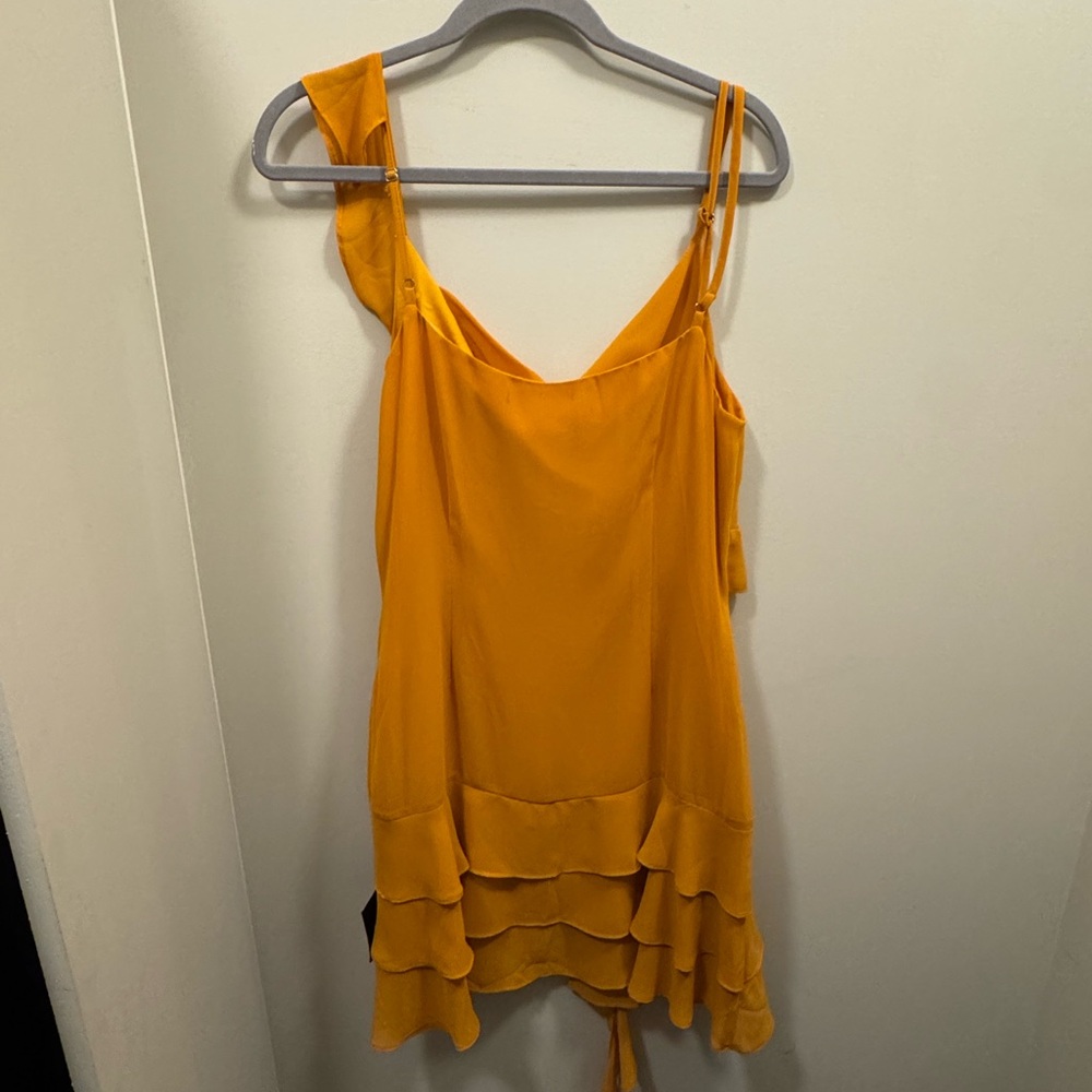 Lulu's Yellow Ruffle Dress - Picture 2 of 3